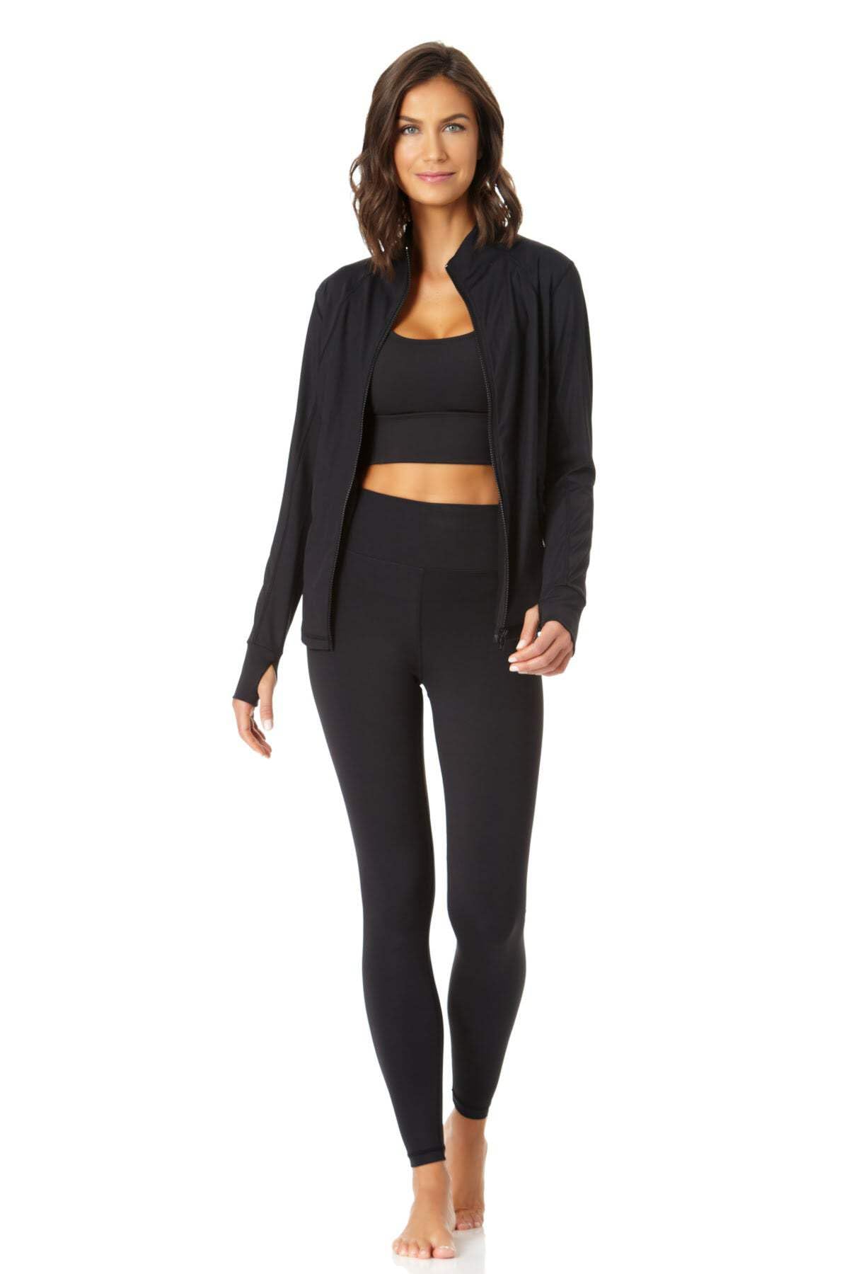 Anne Cole Womens Warmup JacketJacket - Image 4