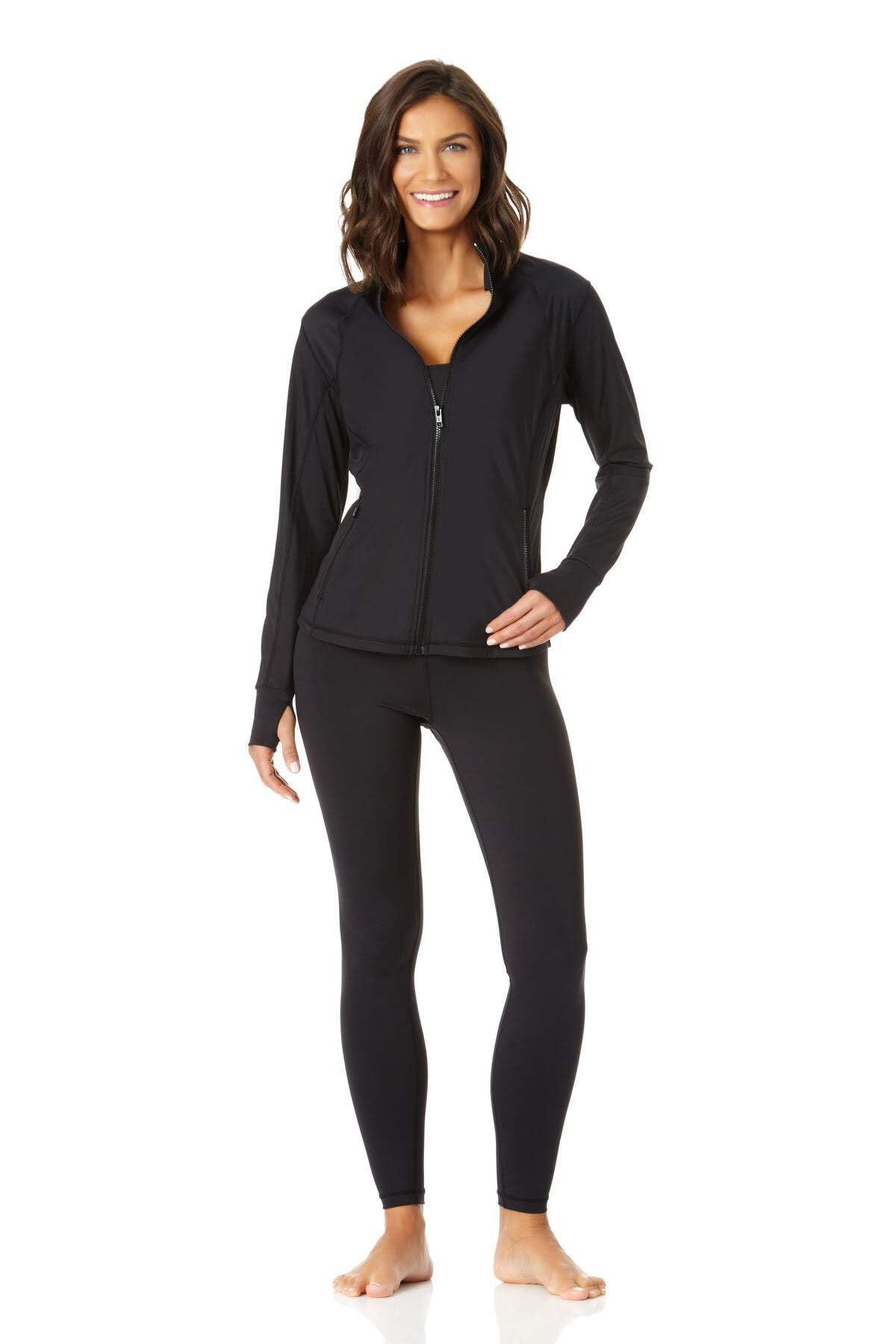 Anne Cole Womens Warmup JacketJacket - Image 6