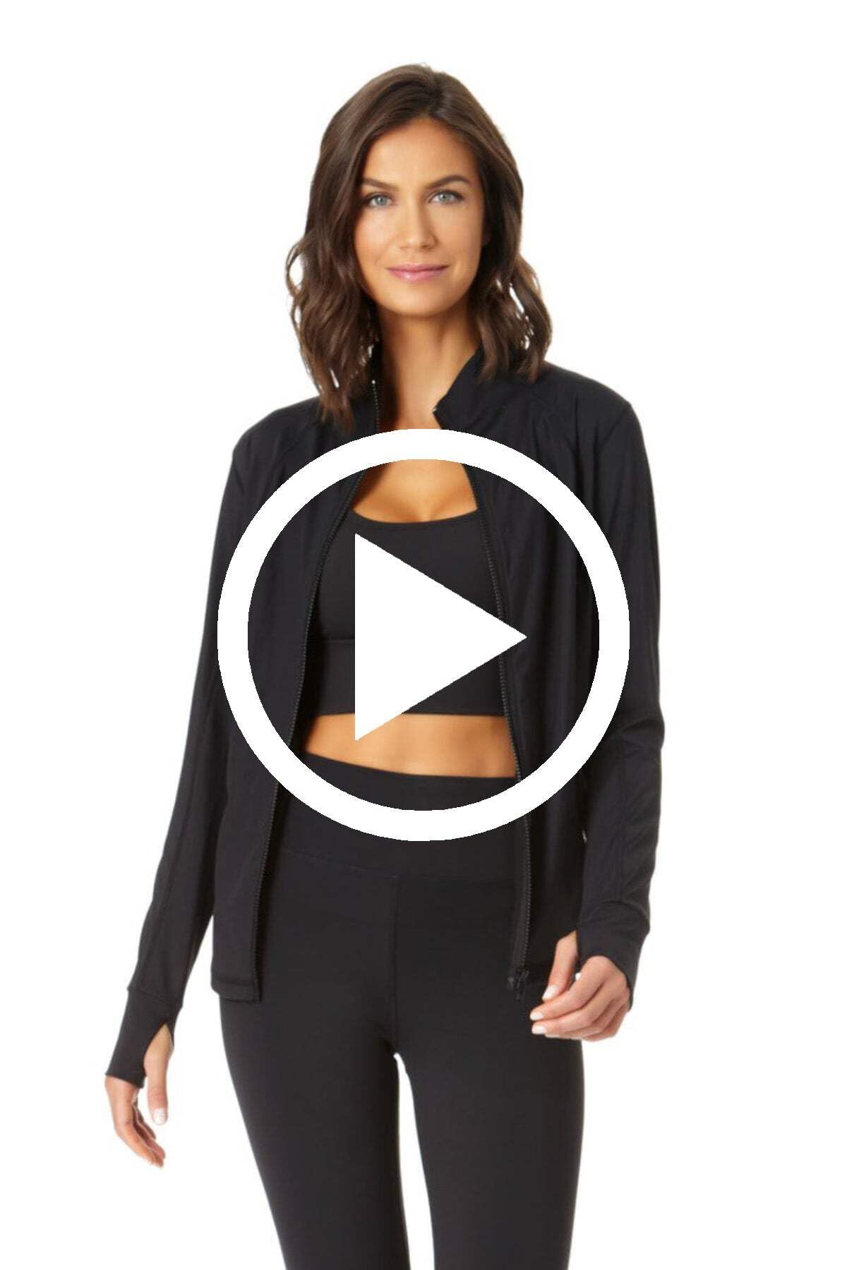 Anne Cole Womens Warmup JacketJacket - Image 7